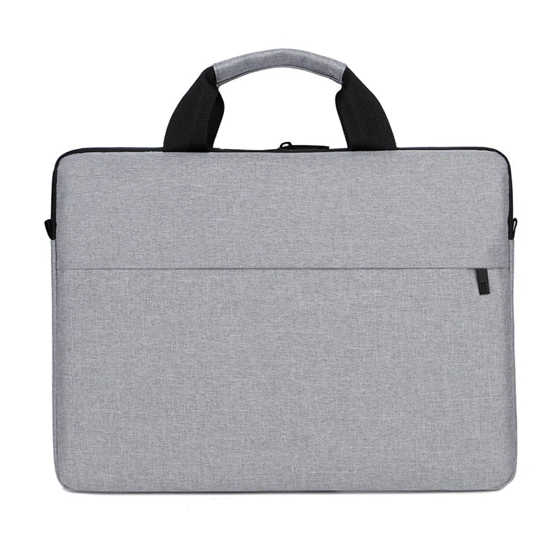 Moderne Laptop Handtasche – Elegante Mode Notebook-Hülle für Büro, Reise & Alltag Kaufschwan® Grau 17 Zoll
