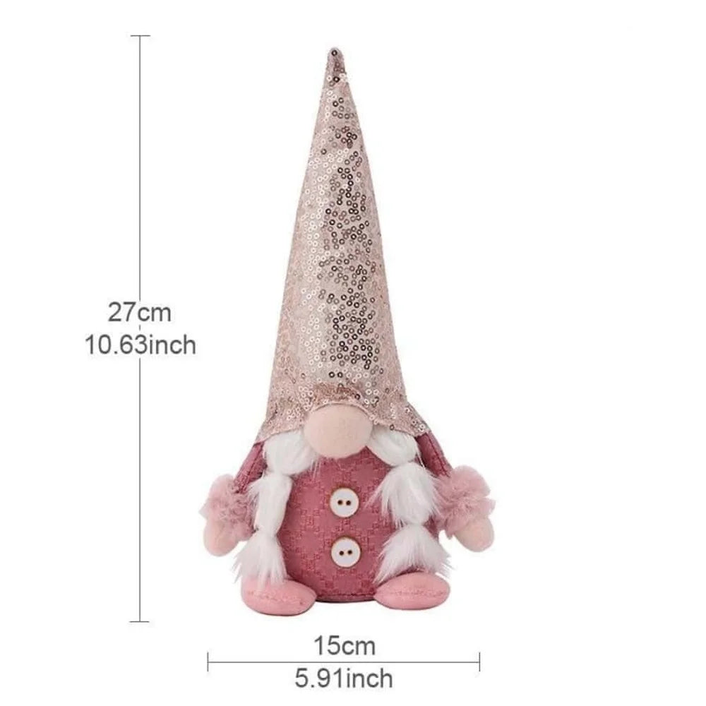 Weihnachten Wichtel – Glitzernde Plüschfigur | Einzigartige Weihnachtsdeko für Festliche Atmosphäre Kaufschwan® Wichtel 2