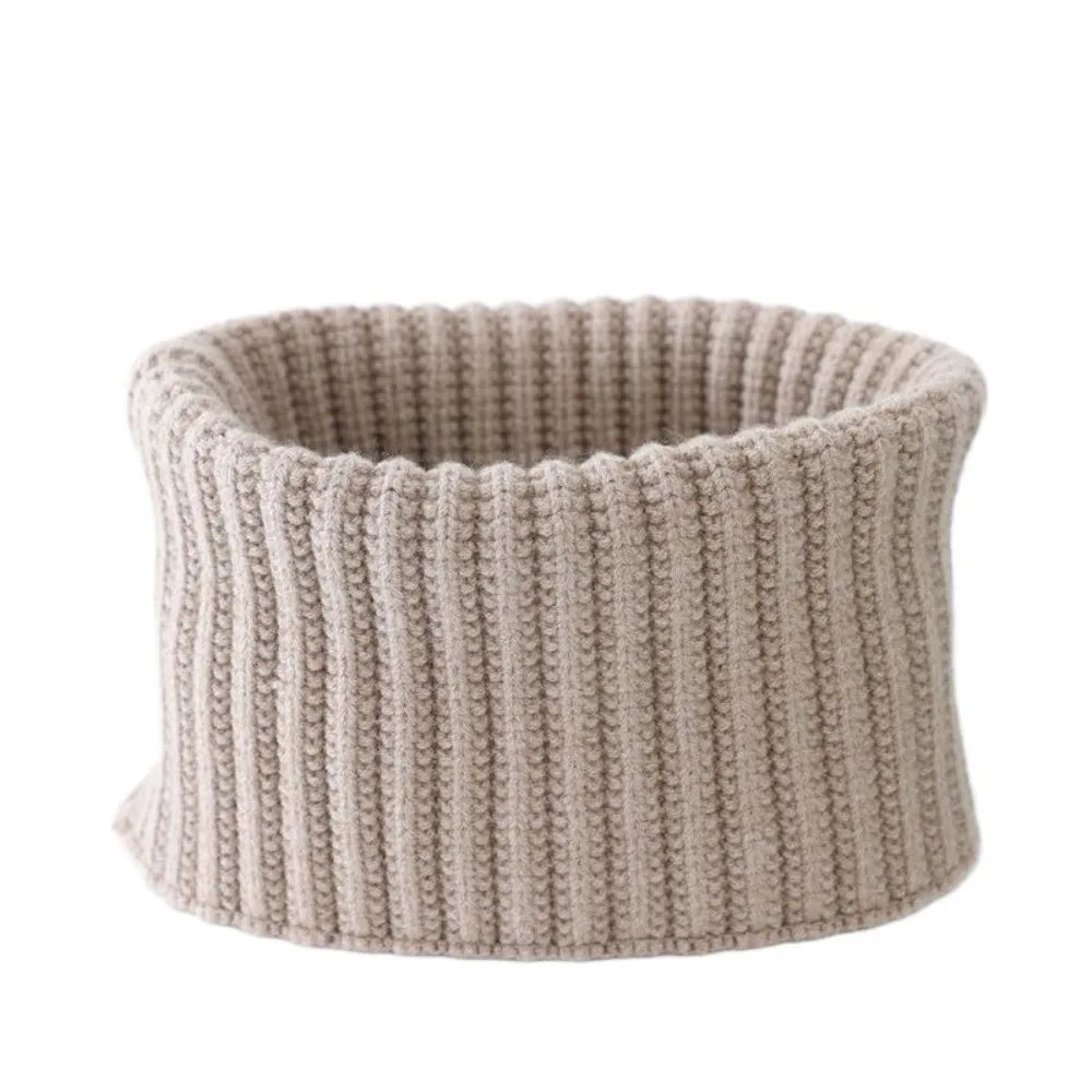 Gestrickter Halswärmer – Winddichter Warmer Winter Schal für Damen & Herren | Dickes Gestricktes Kälteschutz Schlauchtuch Kaufschwan®