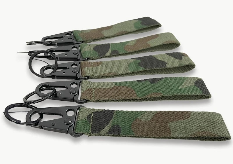 Personalisierter Schlüsselanhänger fürs Handgelenk – Mit eigenem Text oder Logo | Lanyard mit Clip für Auto & Motorrad, Unisex Design Kaufschwan®