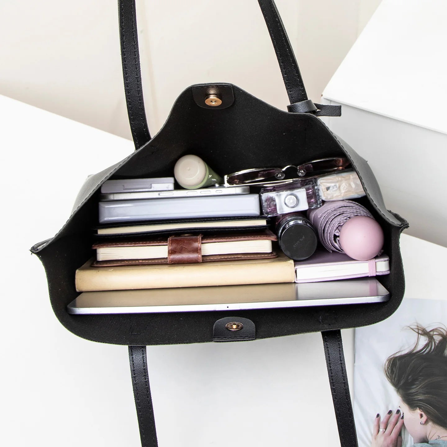 Exquisite Vielseitige Damen Tote Tasche – Schlichte Einfarbige Schulter- & Handtasche mit Großem Fassungsvermögen Kaufschwan®