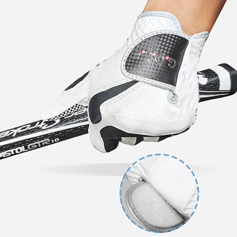 Herren Golfhandschuh – Verbesserte Griffigkeit | Atmungsaktiv & Bequem | Für Linke oder Rechte Hand, 1 Stück Kaufschwan®