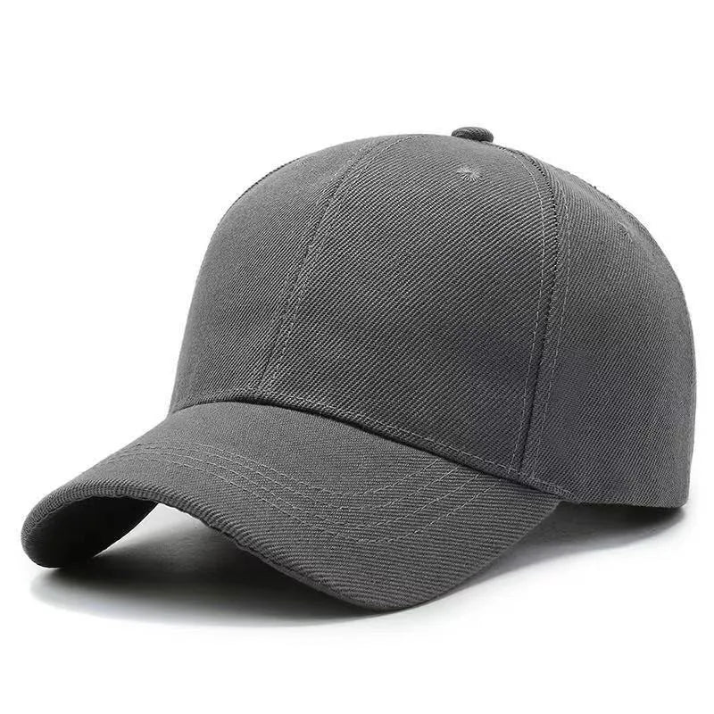 Unisex Verstellbare Cap | Einfarbige Twill Baseballkappe | Baseball Cap für Herren & Damen | Sommer, Herbst, Frühling Kaufschwan® Dunkelgrau Einheitsgröße (56-58cm)