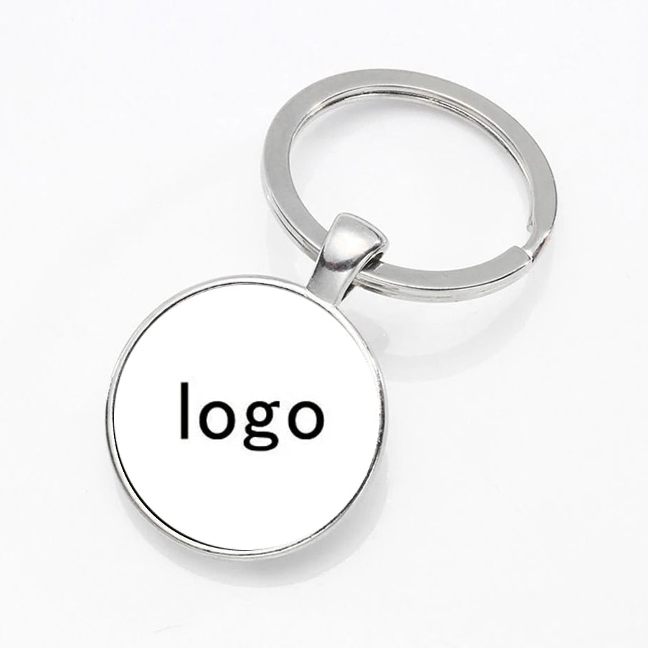 Personalisierter Schlüsselanhänger mit Logo – Individuelle Schwarz-Weiß oder Farb-Foto Gravur | Firmenlogo & Persönliches Geschenk Kaufschwan®