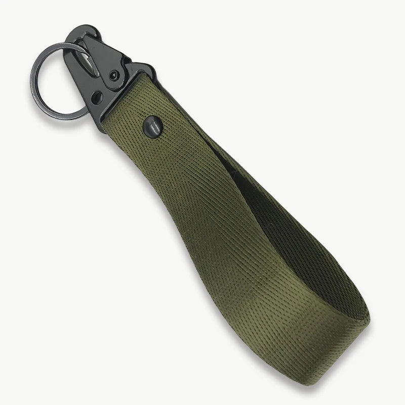 Personalisierter Schlüsselanhänger fürs Handgelenk – Mit eigenem Text oder Logo | Lanyard mit Clip für Auto & Motorrad, Unisex Design Kaufschwan®