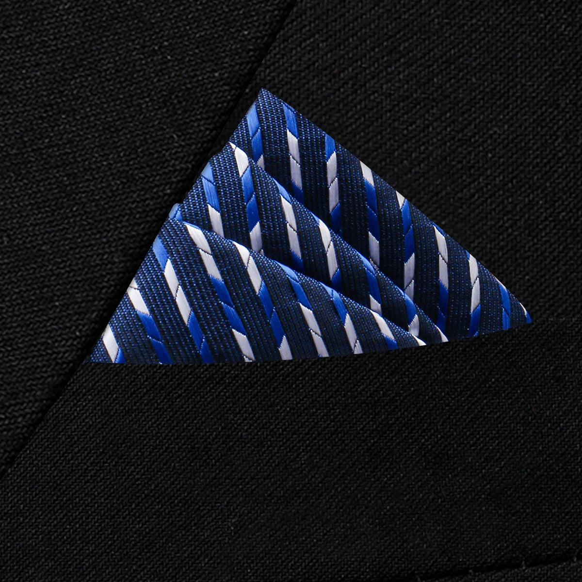 Herren Einstecktuch in Premiumqualität – Neues Design, Einfarbig oder Paisley, Schwarzes Anzug Accessoire in Vielen Farben Kaufschwan®