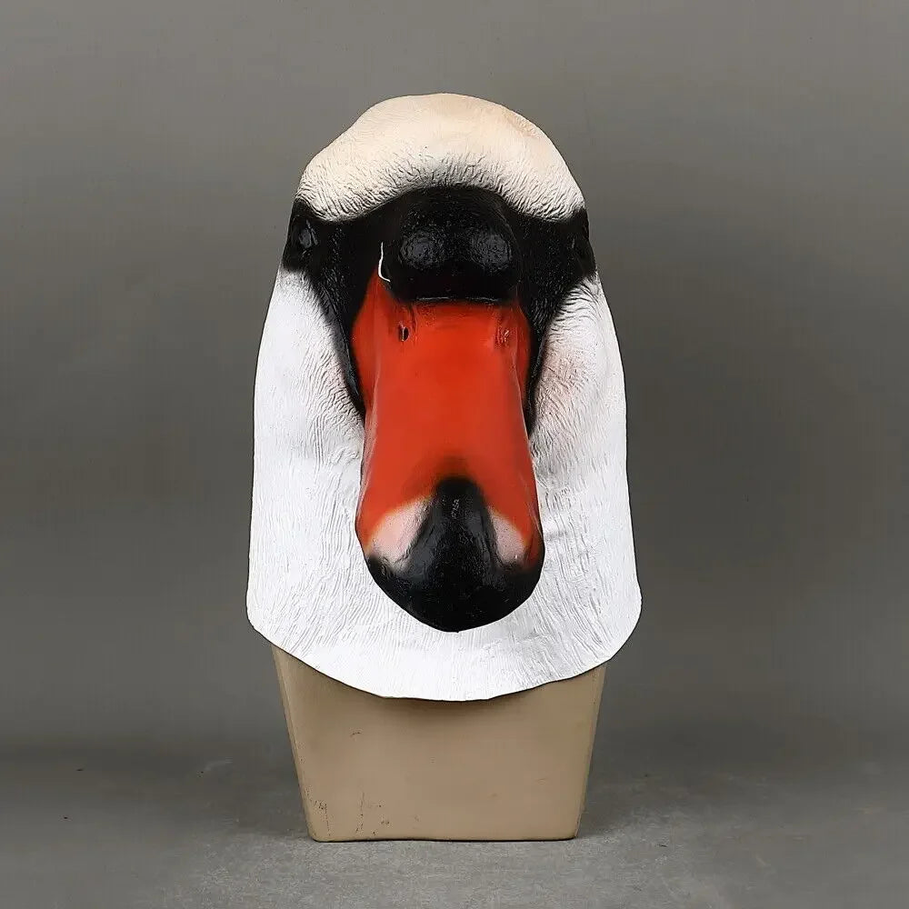 Cosplay Gans Ente Maske – Zoo Tier Latex Maske für Halloween, Maskerade & Kostüm Party Requisite Kaufschwan®
