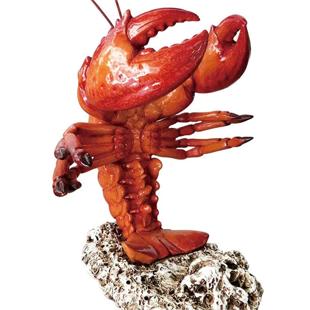 Hummer Weinflaschenhalter – Harz Langusten Flaschenständer | Maritime Küchen- & Bar Dekoration | Meeres-Themen Ornament Kaufschwan®