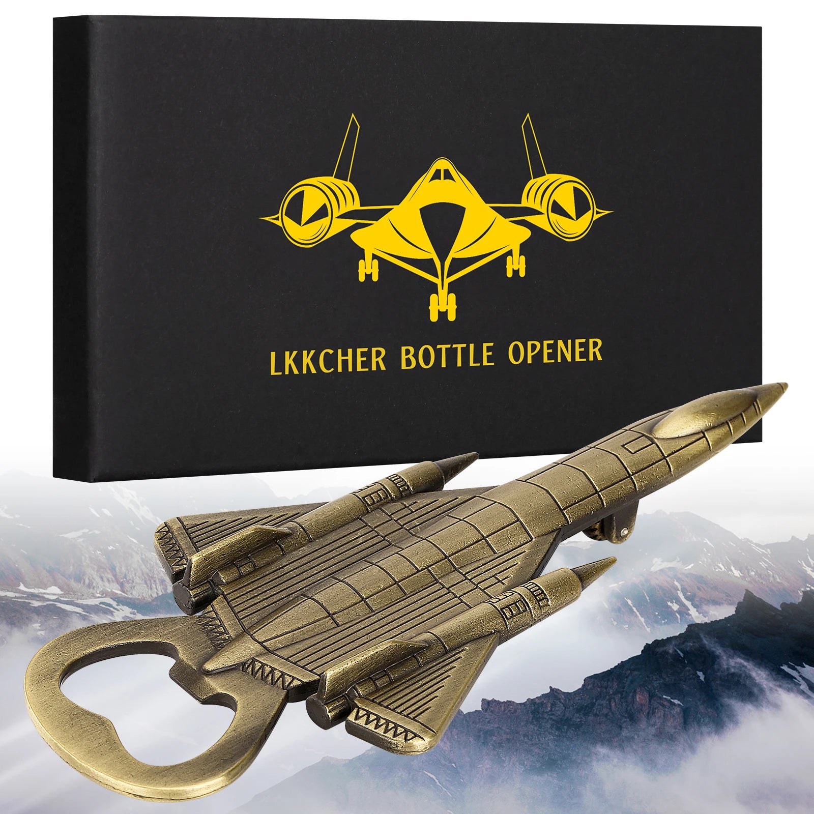 Flugzeug Flaschenöffner – Militär Design Metall Geschenk für Männer Kaufschwan®