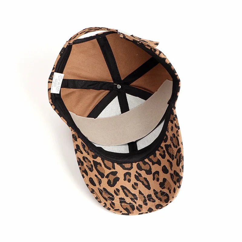 Leopard Print Baumwoll Baseballkappe | Herren & Damen Snapback Hip Hop Hat | Frühling & Sommer Baseballcap | Verstellbare Peaked Cap Kaufschwan®