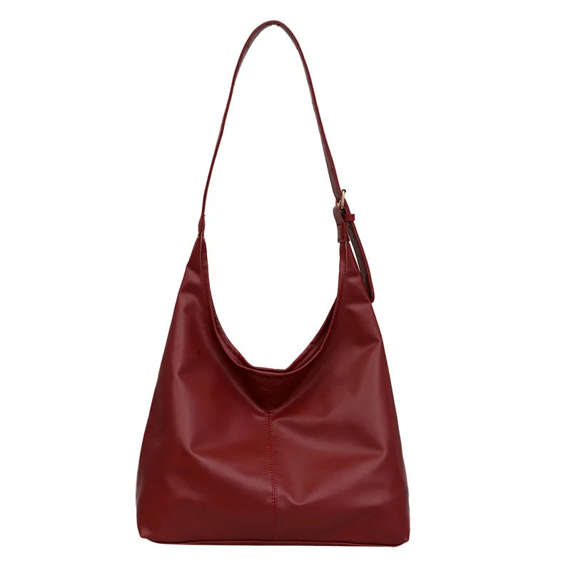 Große Damen Tote Tasche für Eine Schulter – Lässige & Vielseitige Crossbody Handtasche | Modische Schlichte City Tasche