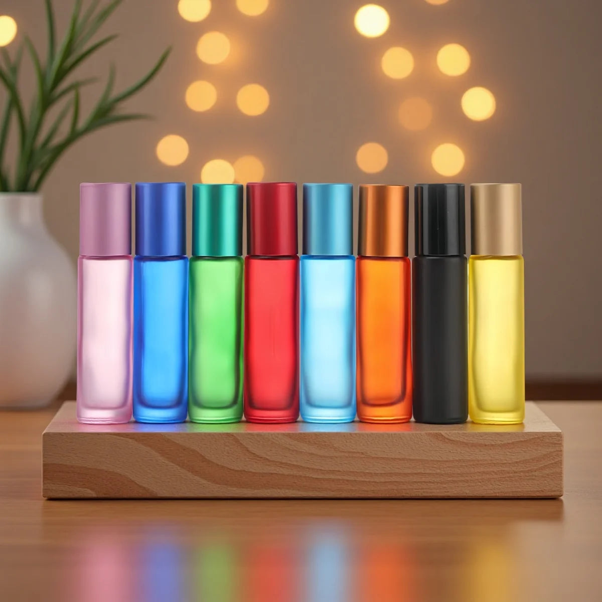 10ml Glas Parfüm Nachfüllflaschen – Reise Roll-On Flaschen für Ätherische Öle | Nachfüllbare Parfümroller Kaufschwan®