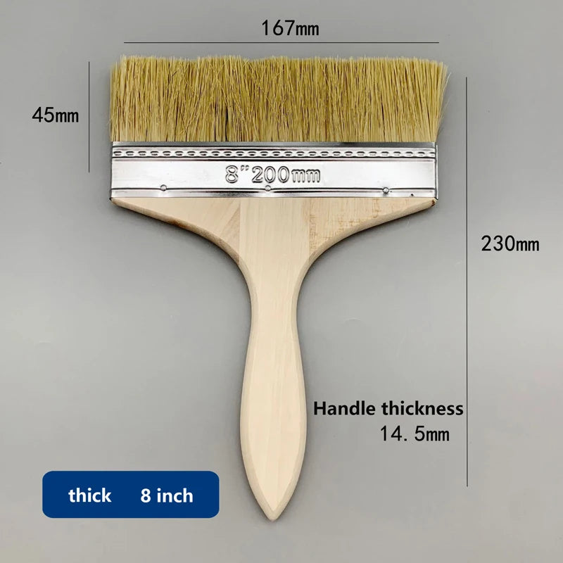 Malerpinsel mit Naturborsten – Präzisions Pinsel für Farbe, Lack & Lasur Kaufschwan® Pinsel 7 1 Stück