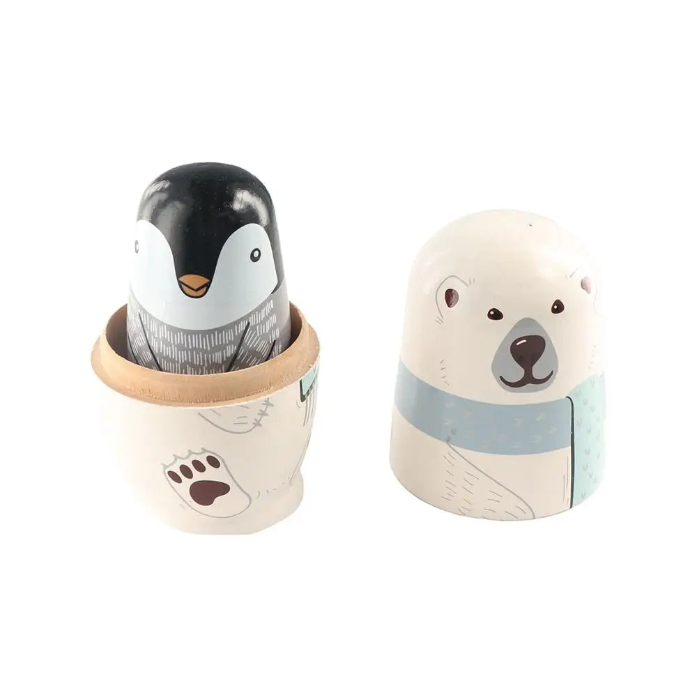 Holz-Matrjoschka – Russische Nestpuppen Set | Dekoration & Spielzeug Geschenk für Kinder Kaufschwan®
