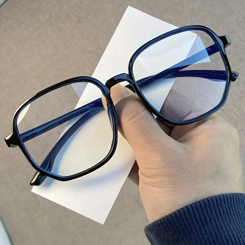 Damenbrille in Jelly-Farbe – Neue Retro-Flache Irreguläre Fassung | Modische Alltags- und Freizeitbrille Kaufschwan®