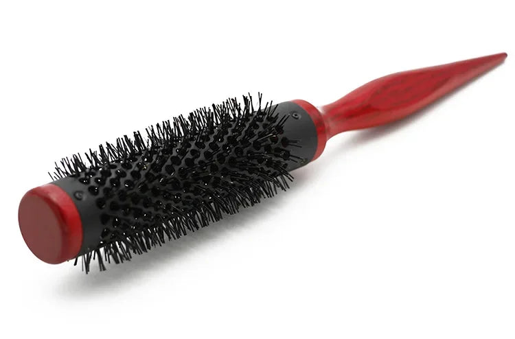 Professionelle Antistatische Rundbürste – Wildschweinborsten Föhn- & Lockenbürste | Styling-Tool für Lockiges Haar & Salon Kaufschwan®