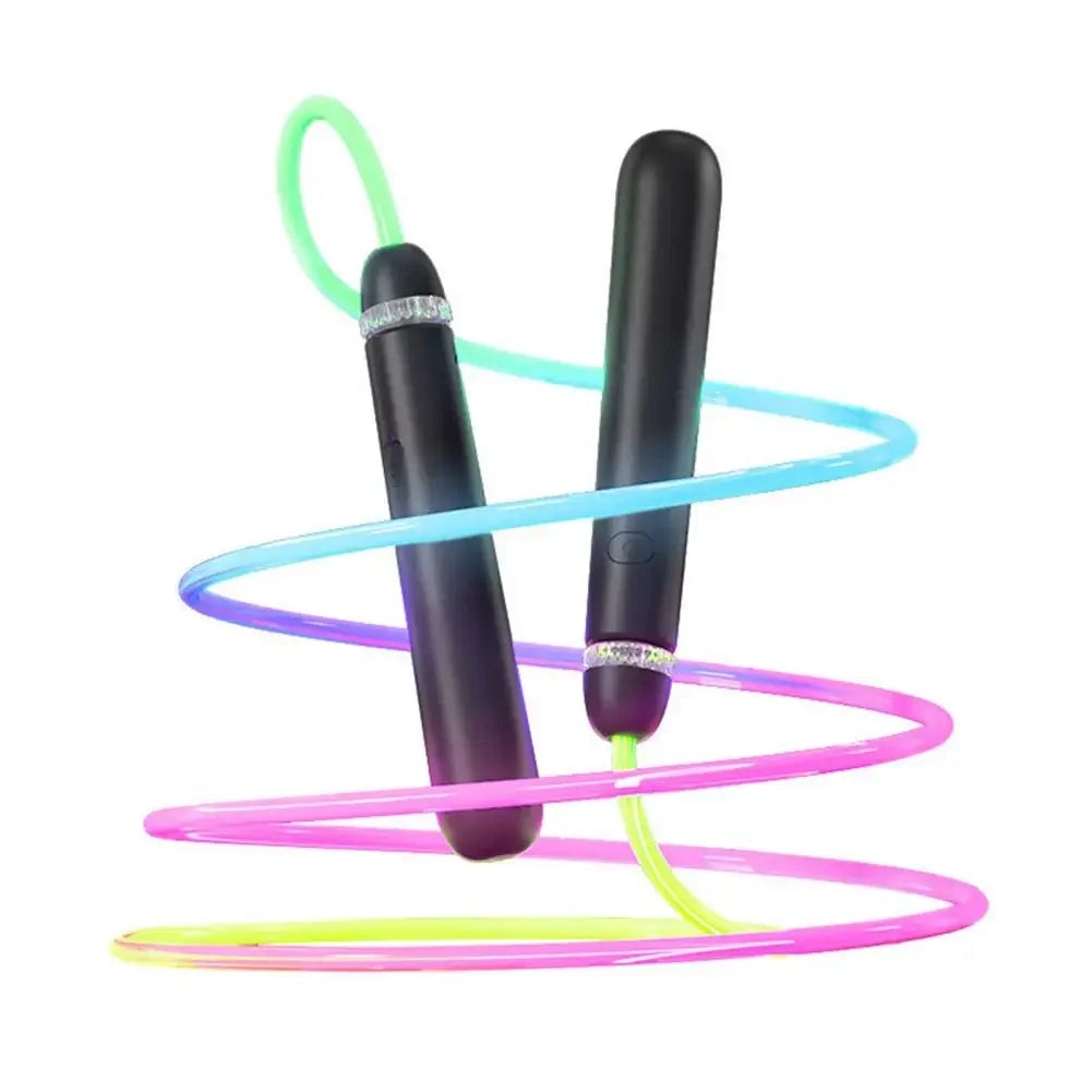 2,8M Leuchtendes Kinder Springseil – USB Wiederaufladbares LED Springseil | Fitness Trainingsseil für Kinder & Erwachsene Kaufschwan®