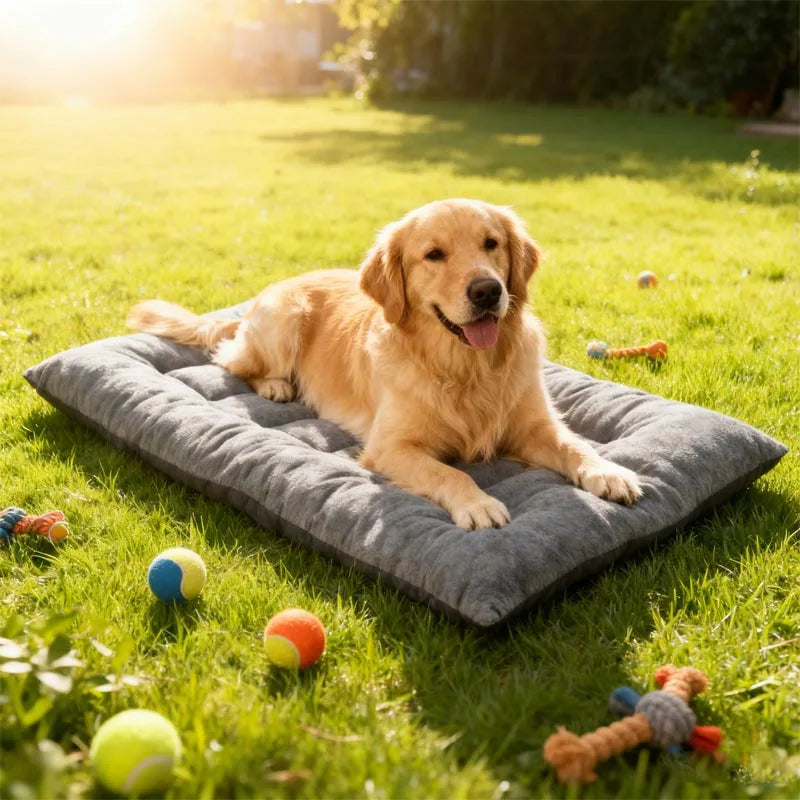 Extra Großes Plüsch Hundebett – Weiches Dickes Haustier Sofa Kissen Kaufschwan®