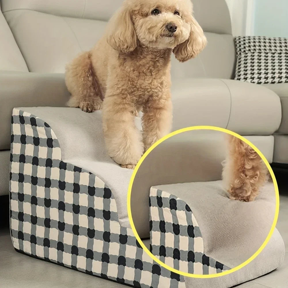 Schaumstoff Haustierrampe – Rutschfeste Hundetreppe für Senioren Hunde Kaufschwan®