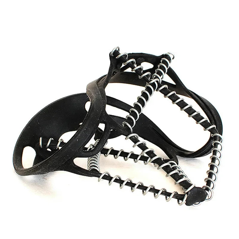 1 Paar Anti-Rutsch Eis Griffe Schuhüberzüge – Traktionsspikes für Eis & Schnee | Outdoor Gehen, Camping & Sport Crampons Kaufschwan®
