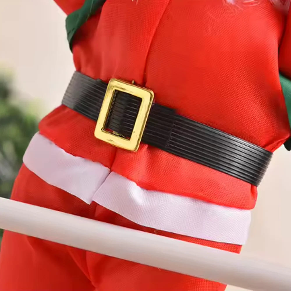 Kletternder Weihnachtsmann Dekofigur – Hängende Weihnachtsdekoration | Lustige Santa Claus Puppe für Zuhause & Restaurant Kaufschwan®