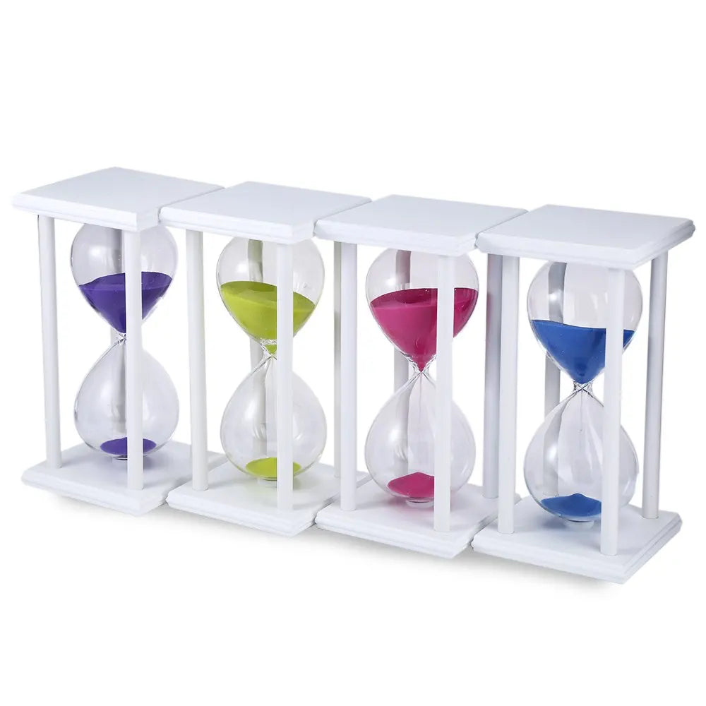 Moderne Holz Sanduhr – Eleganter Küchen, Schul & Wohn Dekor Sandtimer Geschenk Kaufschwan®