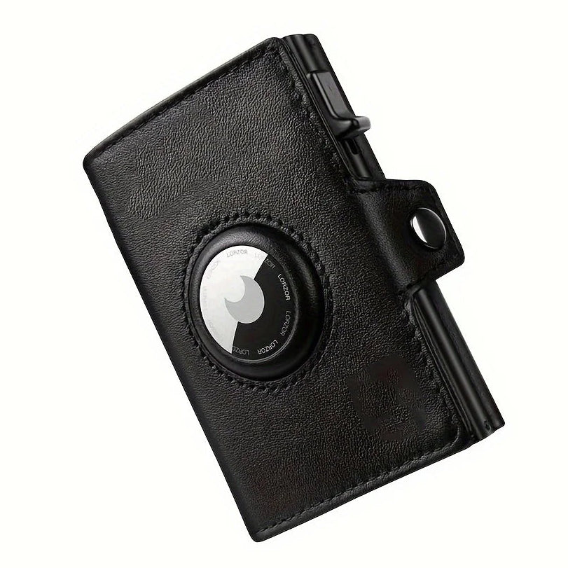 Herren RFID Geldbörse mit Münzfach – AirTag Wallet Schlank Minimalistisch mit Tracking Funktion Kaufschwan®