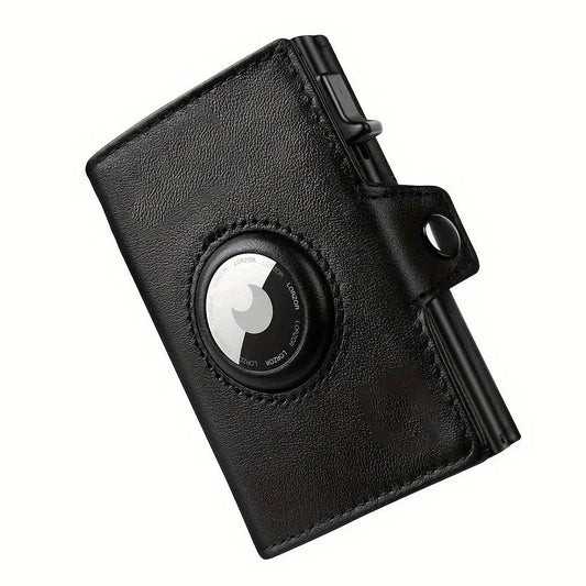 Herren RFID Geldbörse mit Münzfach – AirTag Wallet Schlank Minimalistisch mit Tracking Funktion Kaufschwan®