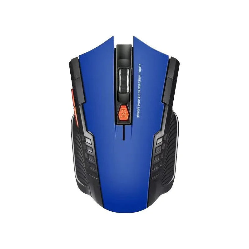 2.4GHz Kabellose Gaming Maus – Ultra Schlanke Tragbare Optische Maus für PC & Laptop mit USB Empfänger Kaufschwan® Blau