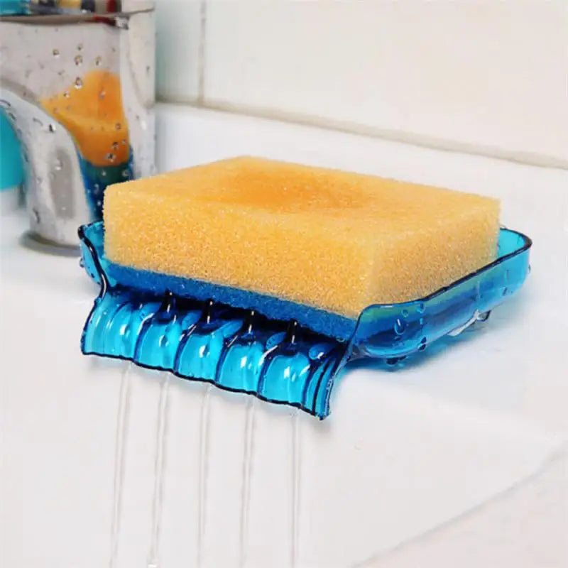 Bunte Wasserfall-Seifenschale – Kunststoff-Seifenhalter mit Saugnapf für Bad & Küche Kaufschwan®