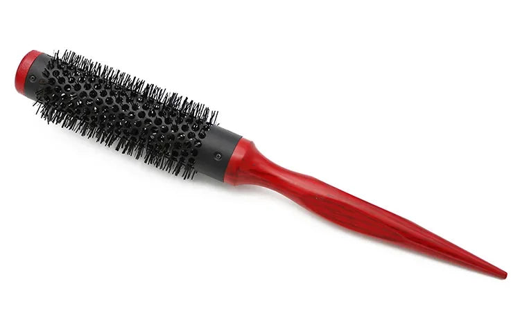 Professionelle Antistatische Rundbürste – Wildschweinborsten Föhn- & Lockenbürste | Styling-Tool für Lockiges Haar & Salon Kaufschwan®