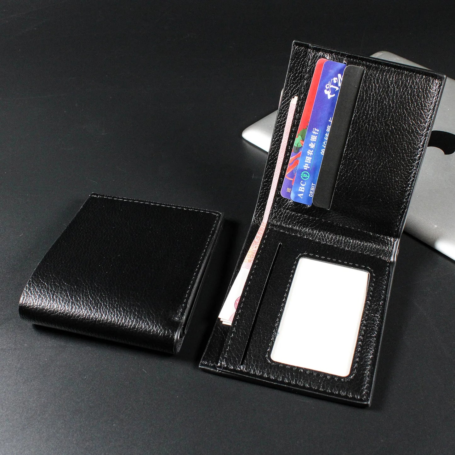 Herren Kurzgeldbörse aus Weichem PU-Leder – Vintage Slim Design | Große Kapazität Kartenetui & Geldtasche Kaufschwan®