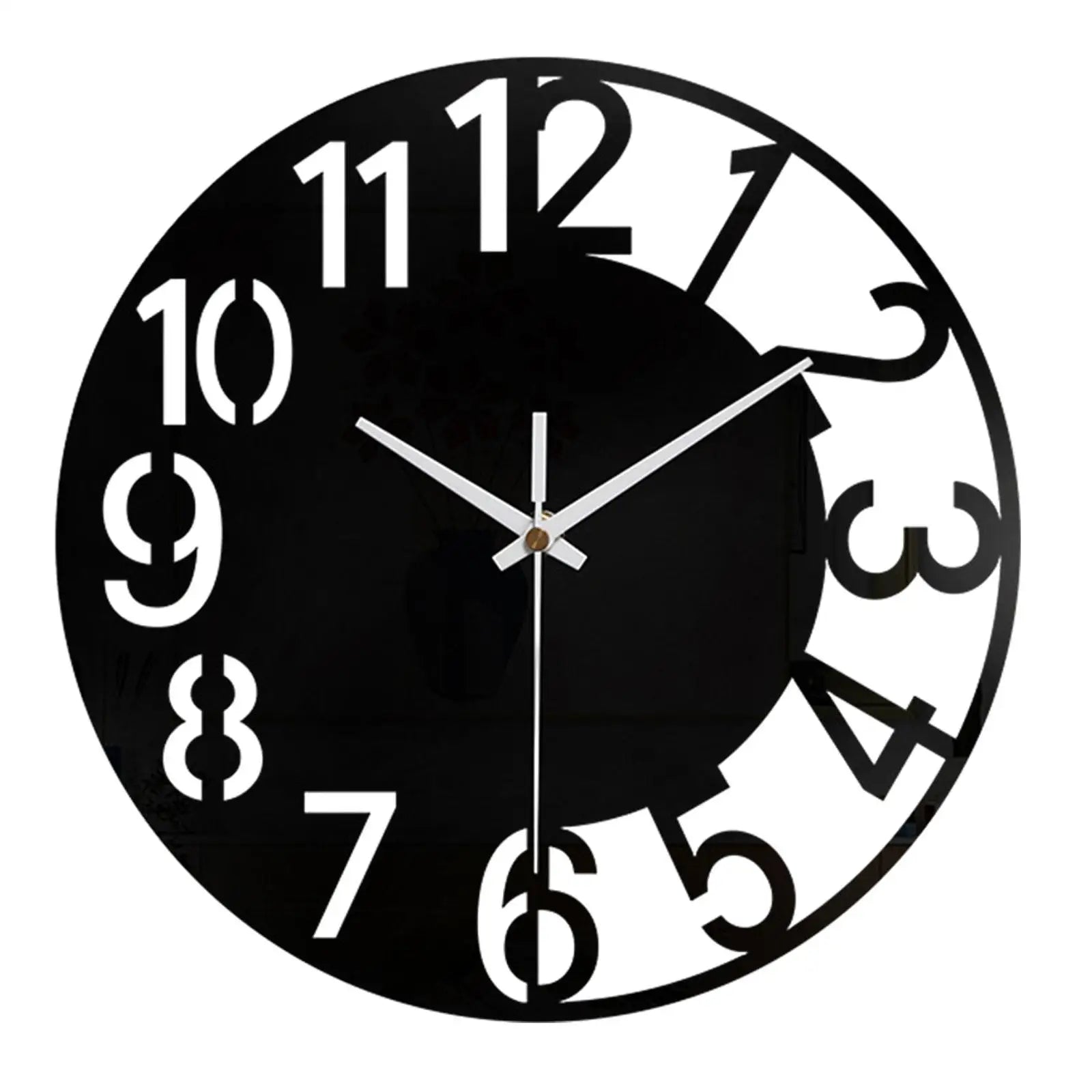 Minimalistische Acryl Wanduhr – Leise Große Moderne Deko Uhr Kaufschwan®