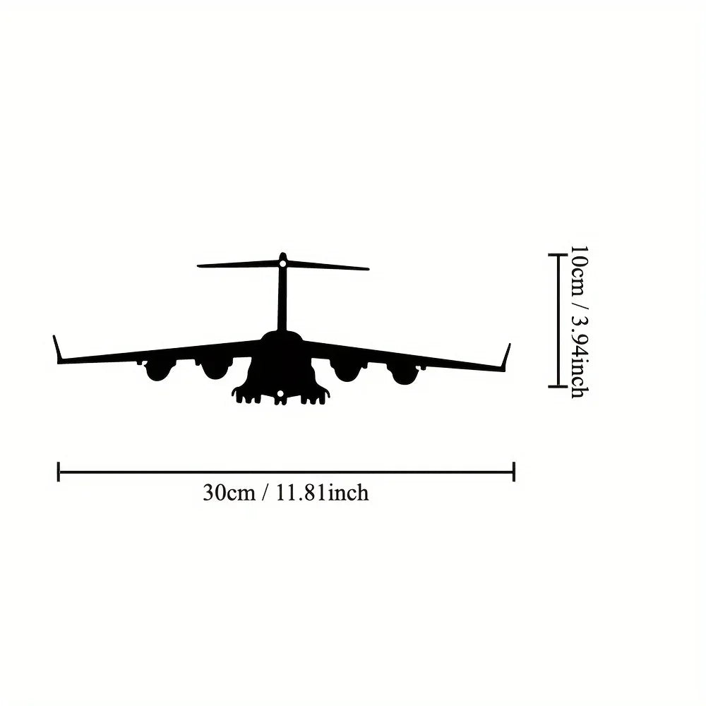 Metall Transportflugzeug Wanddeko – Eisen Innen Wandkunst Kaufschwan®