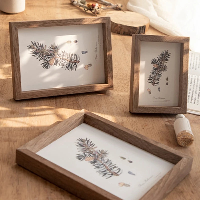 Holz Bilderrahmen – Wand- und Tischdisplay für Wohn- und Büro Dekoration Kaufschwan®