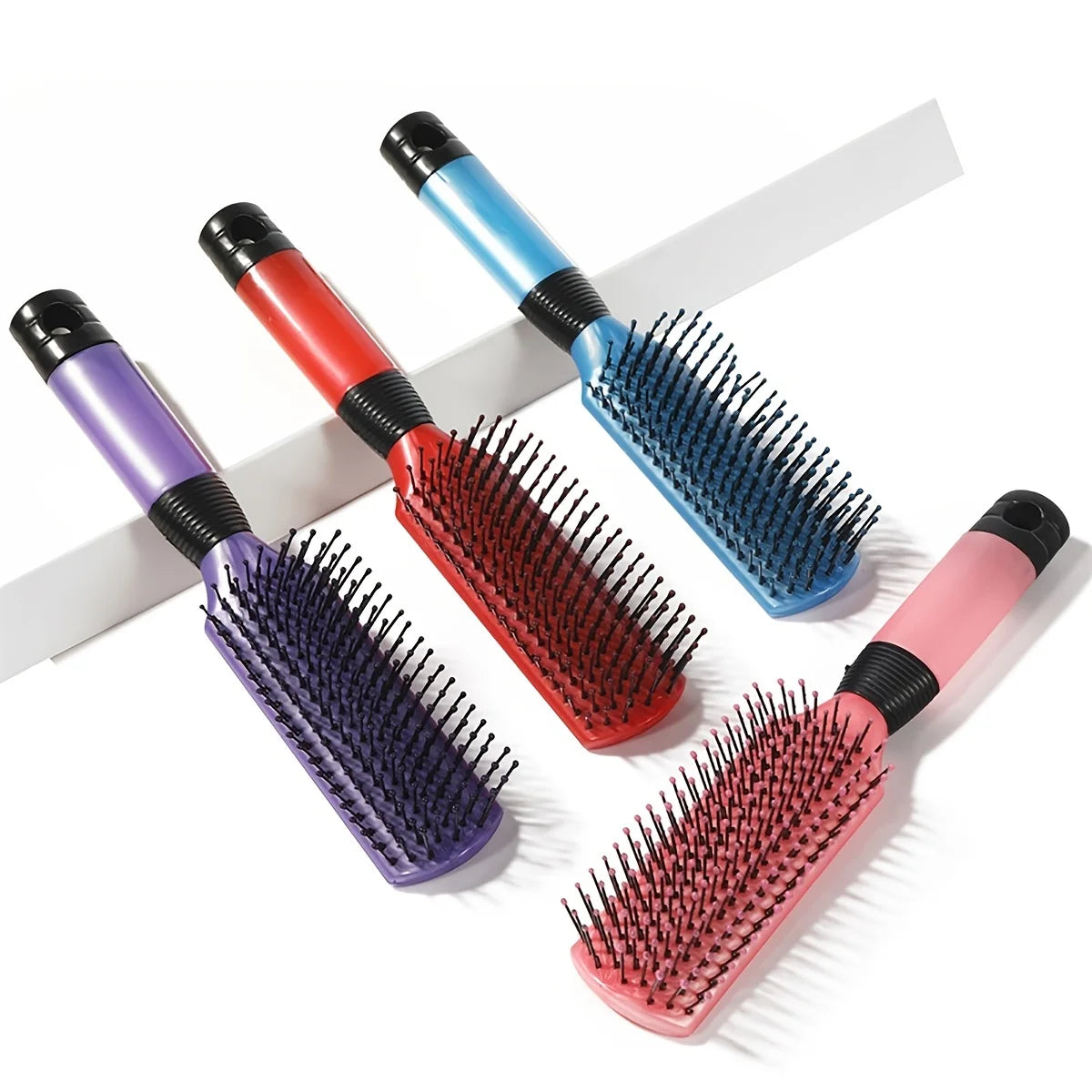 Kunststoff Entwirrungs-Haarbürste – Massagekamm für Alle Haartypen | Unisex Friseur-Werkzeug für Damen & Herren Kaufschwan®