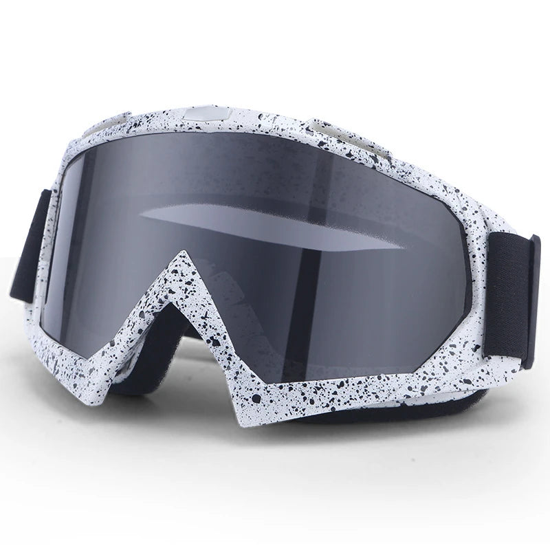 Ski- & Snowboardbrille – Anti-Beschlag Skibrille | Winddichte Motorrad- & Fahrradbrille mit UV-Schutz für Winter Outdoor Sport Kaufschwan® Grau
