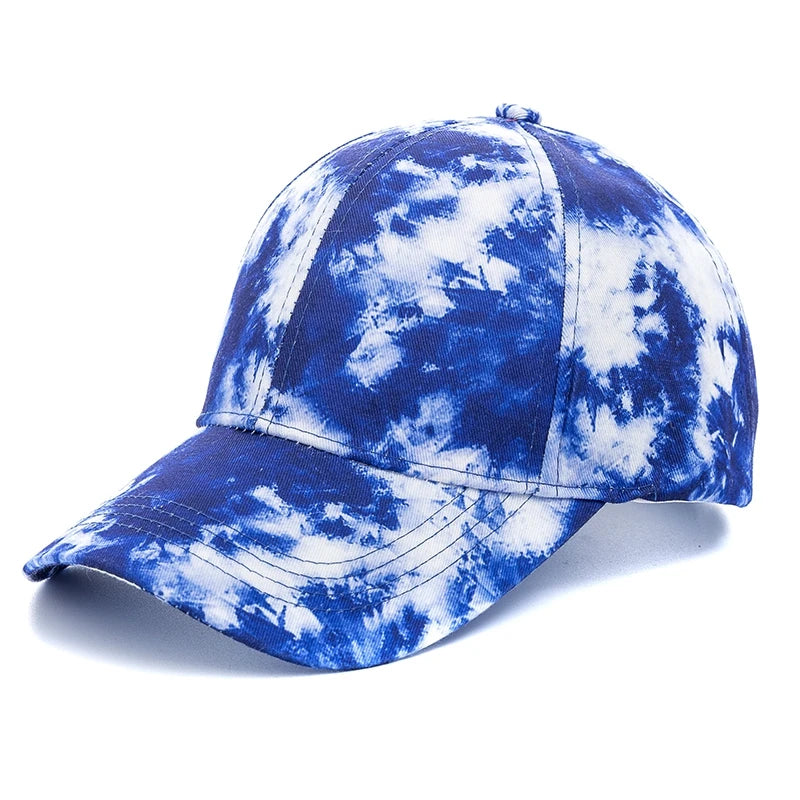 Outdoor Freizeit Regenbogen Kappe | Damen Regenbogen Bunte Baseballkappe | Streetwear Baseballcap Kaufschwan® Blau 56cm-60cm