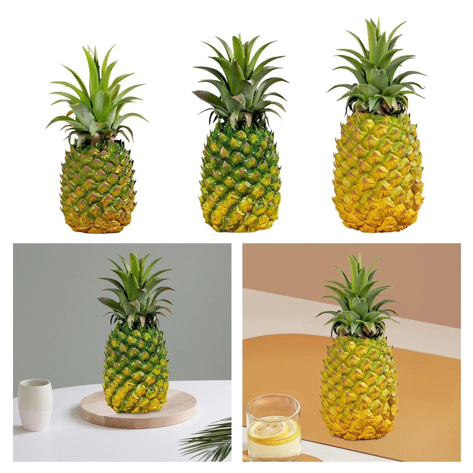 Künstliche Ananas-Figur – Realistische Plastik Frucht Dekoration für Fotografie, Küche & Zuhause Kaufschwan®