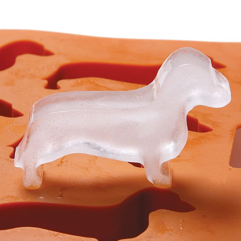 Dackel Silikonform – Kreative Eiswürfel für Getränke & Cocktails Kaufschwan®