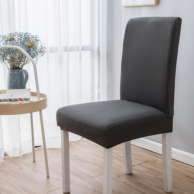 Einfarbige Milk Silk Stuhlbezüge – Elastische Stuhlüberzüge als Schutz für Wohnzimmer, Hochzeit, Esszimmer, Bankett & Büro Kaufschwan®