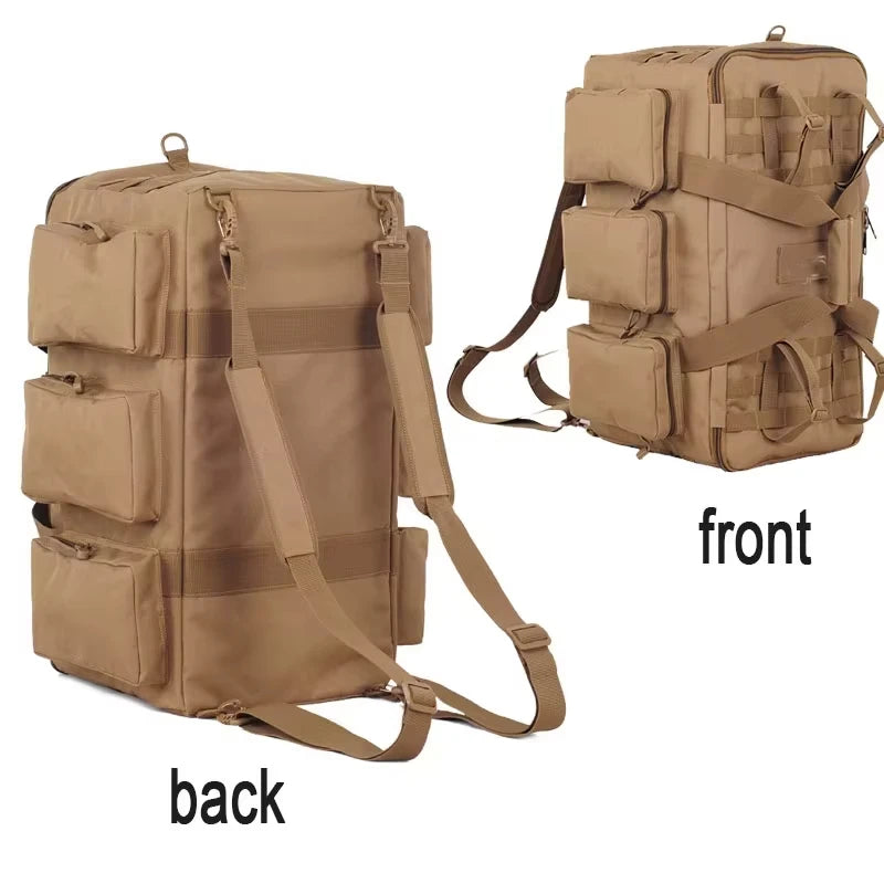 55L Gepäck Reisetasche – Große Taktische Reisetasche für Wandern & Camping | Outdoor Rucksack Schultertasche Gym Tasche Kaufschwan®