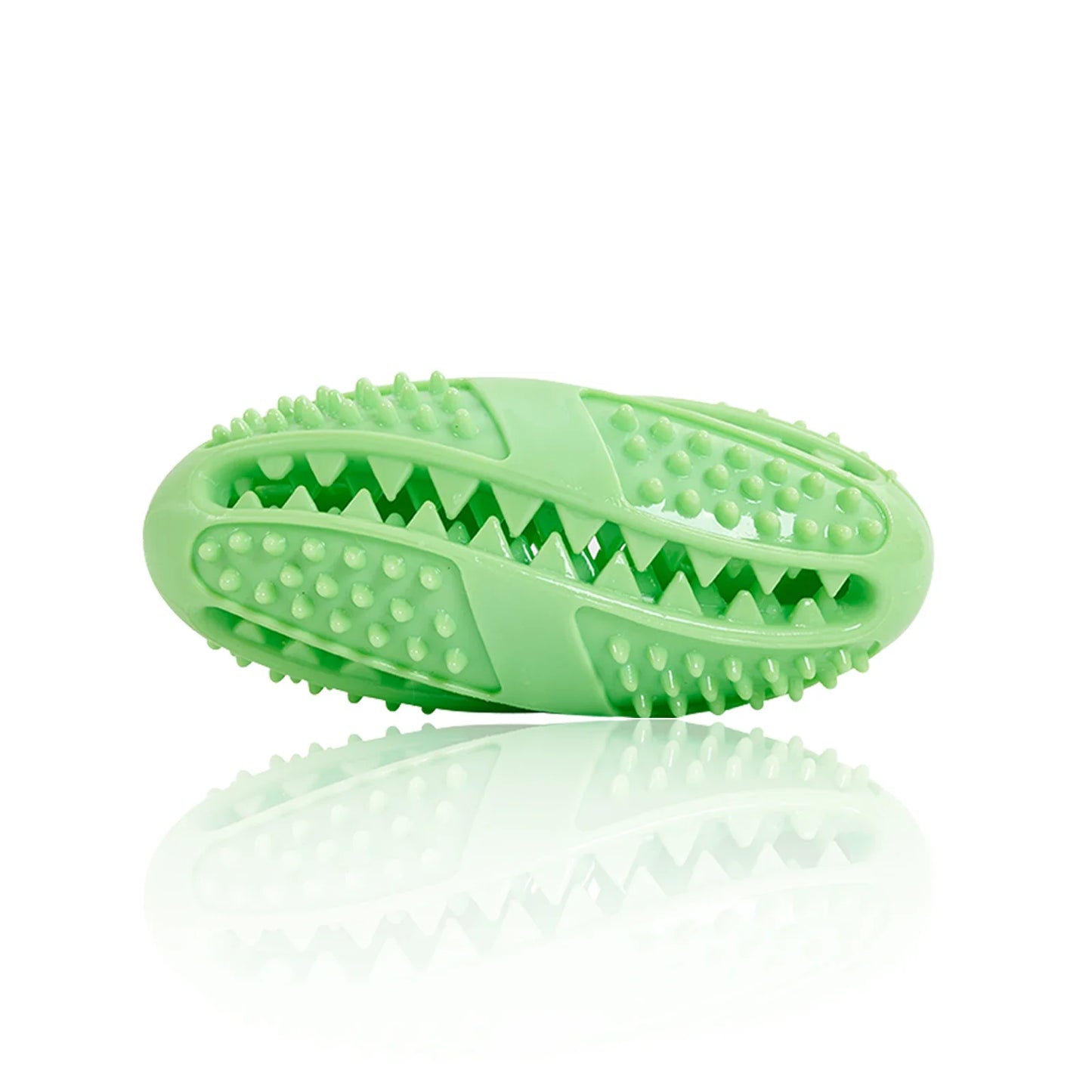 Gummi Hundespielball – Interaktiver Futterspender Kauspielzeug Kaufschwan® Grün