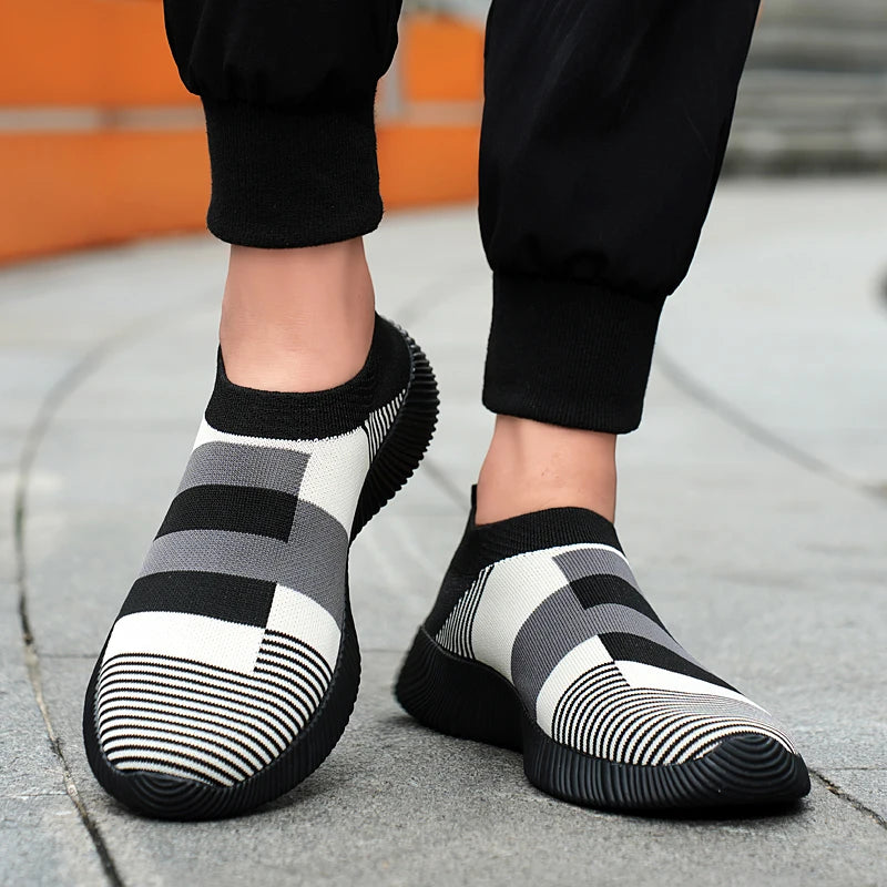 Damen Slip-On Sneaker – Hochwertige Freizeitschuhe | Bequeme Loafer für Spaziergänge | Übergrößen bis 44 Kaufschwan®