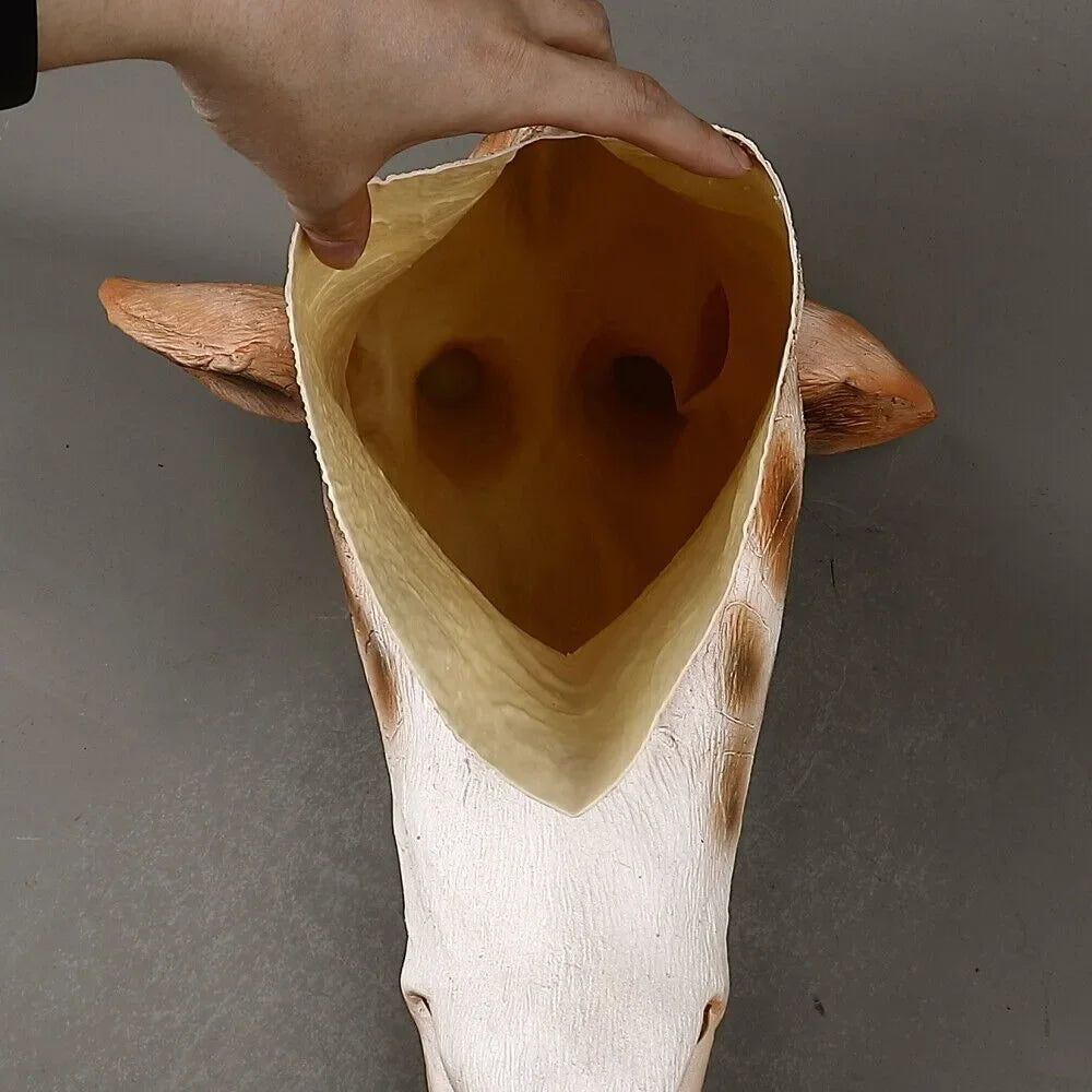 Cosplay Tiermaske Giraffe – Zoo Tier Latex Maske für Halloween, Maskerade & Kostüm Party Requisite Kaufschwan®