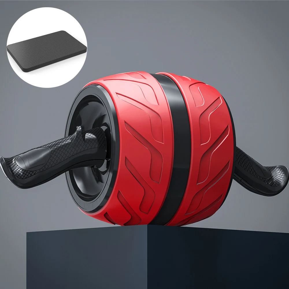 Ab-Roller mit Rückprallfunktion & Knieschutzmatte – Bauchtrainer Fitnessgerät für Zuhause & Studio Kaufschwan®
