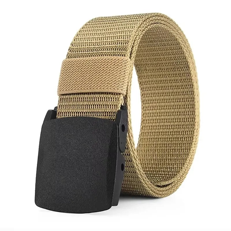 Herren Outdoor Taktischer Gürtel – Metallfreier Nylon Gürtel | Verstellbarer Canvas Sport Gürtel für Damen & Herren Kaufschwan®