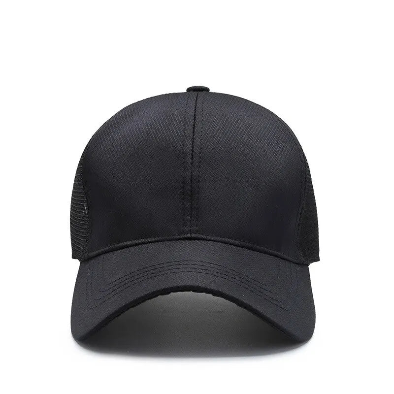 Outdoor Sport Baseballkappe | Herren Sommer Atmungsaktive Mesh-Baseballcap | Leichte Solide Farbe für Freizeit & Outdoor Kaufschwan®