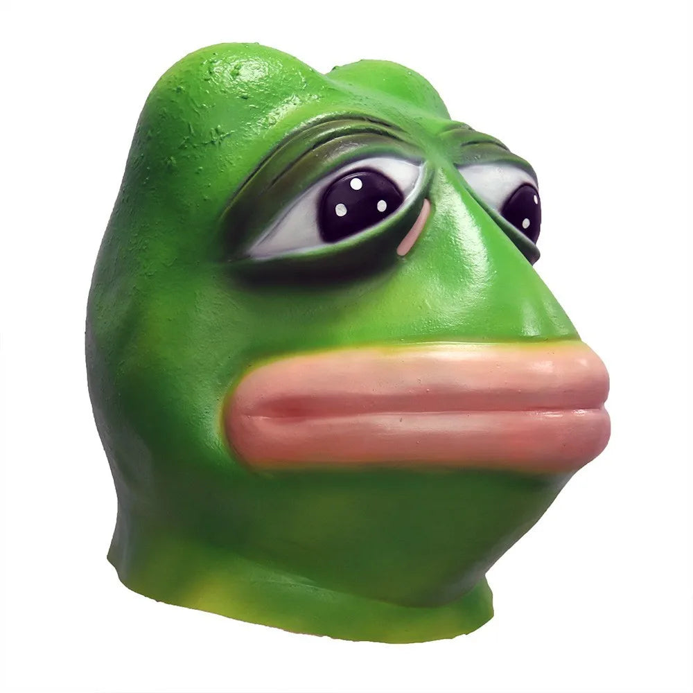 Halloween Maske Lustiger Frosch Horror – Tier Cosplay Gesichtsmaske für Party, Maskerade & Halloween Kostümzubehör Kaufschwan®