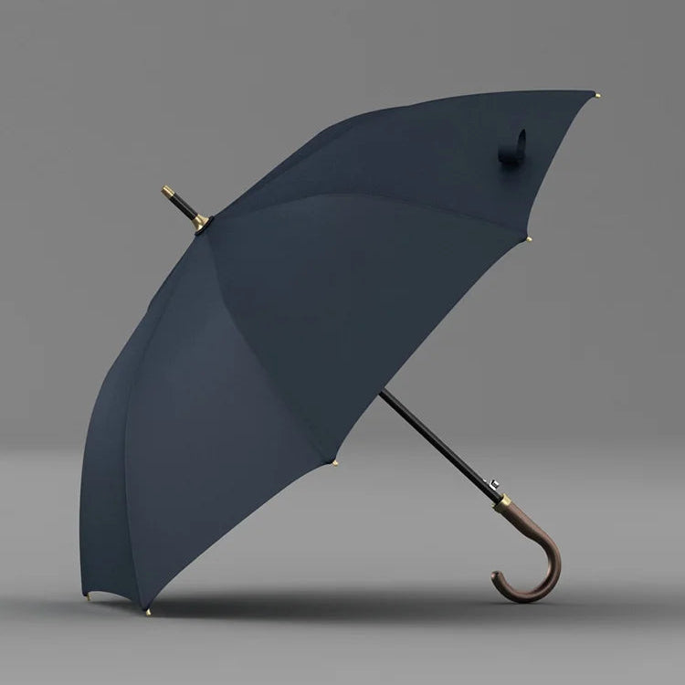 Winddichter Langgriff-Golfschirm – Luxus Business-Regenschirm für Herren & Damen, 8 Streben, 120cm Großschirm von Kaufschwan®